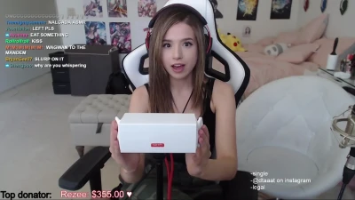 pokimane - How hard would you spank me if I was a naughty girl? 🍑👋🏻