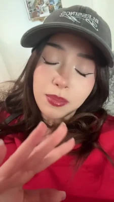 pokimane - You think this ass will fit on the saddle?