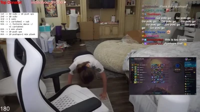 pokimane - Waiting for Daddy to come home.