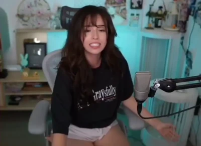 pokimane - Oops, gunna have to clean that chair now 😅  Uggghhhh this took so