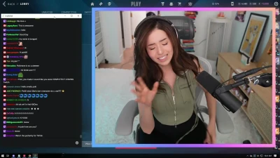 pokimane - Happy Sunday, who's going to play with me? 😈