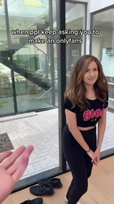 pokimane - No one makes me as horny as you do. Mmm I’m touching myself. Do you