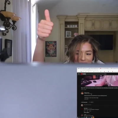 pokimane - who likes my bald pussy? 😈