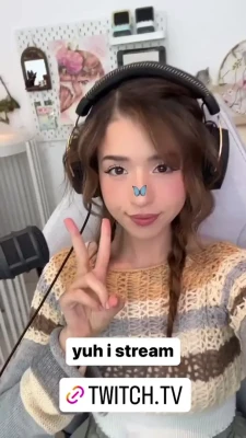 pokimane - Online and horny as fuck!!