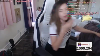 pokimane - White transparant socks