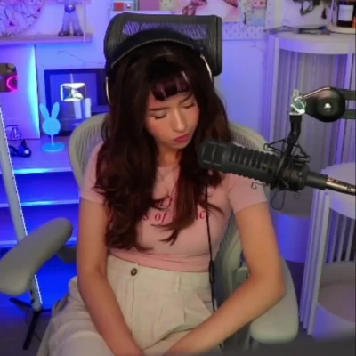 pokimane - Wish you could lick this off my tits🥺