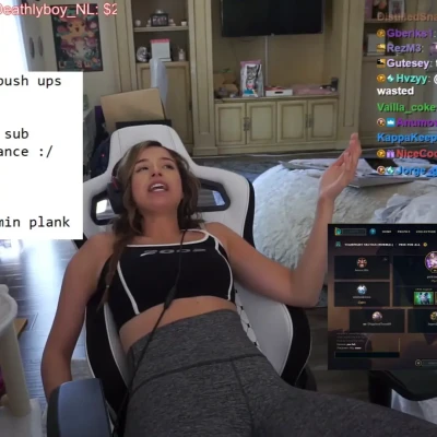 pokimane - Broke another dress