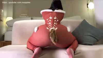 xxapple - Coniglietta con vestitino trasparente🔥🔥