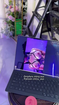 tiny - My little thong doesnt cover too much 😇❤️️