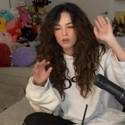 valkyrae - Pumping my clit makes me so wet before I even start rubbing my pussy.
