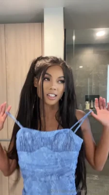 sophievanmeter - Washing a few dishes in a sexy new apron, which I know will drive a