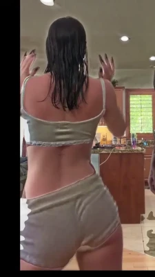 charlidamelio - throwback 😋 what would u do if u came home to me waiting for you