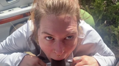 internetslutxo - Fan Blowjob in GREECE - 4 Minutes of Cock Sucking Fun!
