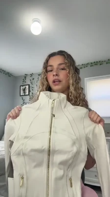 kirapregiato - Joanna demonstrates the sexiness of the man's shirt with very little
