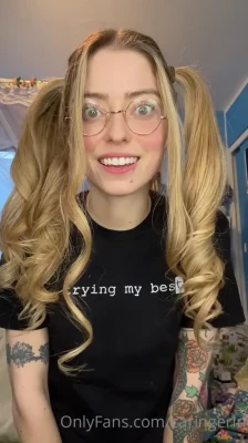 caringerin - You’ll never have money for yourself again, not when I look like