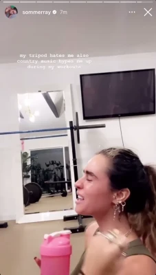sommerray - I worked up such a sweat exercising BUT we're only half done! Let's