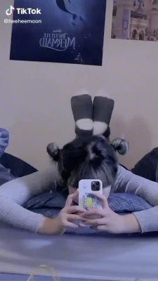 moon_nyang_ - I'm so horny today. I came TWICE from sucking myself. 🥵 I got