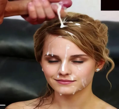 emmawatson - just got off to a video of a girl standing up against a wall having