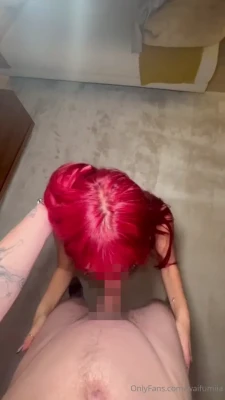 waifumiia - Footjob in Wet Look Leggings  This is another footjob clip from your