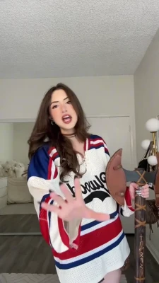 notsophiesilva - Would you rather cum on my titties or my tummy?