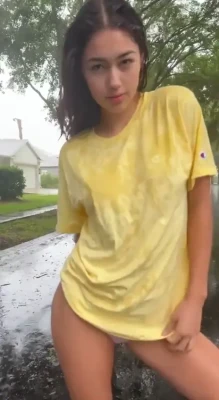kylinmilan - Laying on the ground playing w my dildo. 🍆 🍑 clip