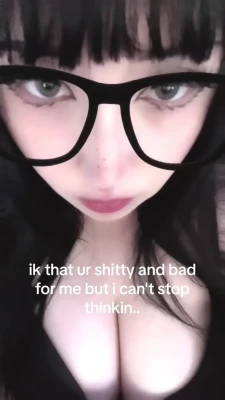 xull - "Gothic" or Emo angel vibes  I'd worship your cock like a good
