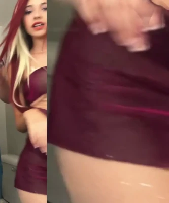 rachelbrockman - Damn the compression garment for my back makes my badonkadonk insane