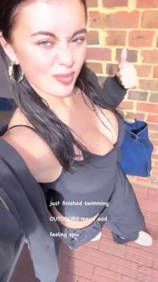milliehannahhh - 🥰 Going to the gym without wearing a bra 😈