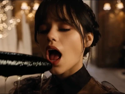 jennaortega - Some cock and coffee to get your morning started out riiiight 😉