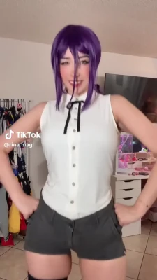 rina.magi - New cumshot vid! Decided to put on the old ripped jeans for this one,