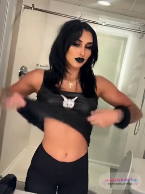 rhearipley_wwe - Upclose and personal with the 11s in black flip flops