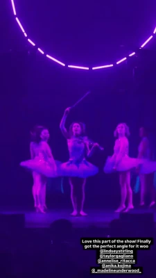 lindseystirling - i love late night vids where she joins in <3   PS if i owe you a