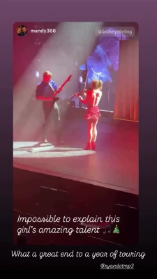 lindseystirling - HOPE THOSE COCKS ARE READY FOR MY NAUGHTY LIVE SHOW? 😍 XXX