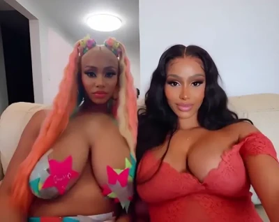 nickiminaj - It's Monday... Mondays suck... But my boob's make everything a little