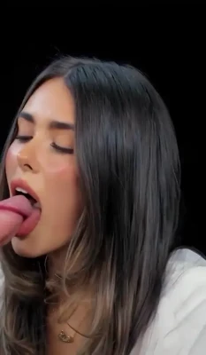 madisonbeer - How long could you pound me like this? 🤔
