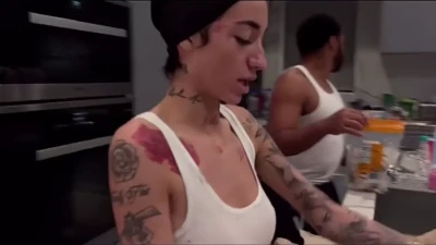 bhadbhabie - Your big brother catches you staring at his feet while he is relaxing