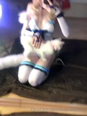astasiangel - the elf in her natural habitat  doing something magical in the forest