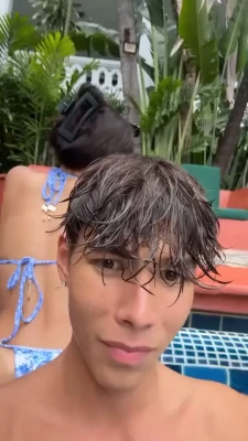 aimeejaihall - my step bro keeps trying to record my ass 😳😍