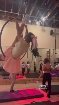 mostly.mayaa - Stretching, spilt squats, post workout tits 😘