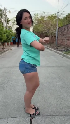 jassminabrego - Just doing some squats on request 🤪😇