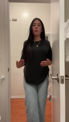 jassminabrego - keeping it classic at home tonight part 1