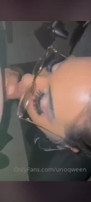 unoqween - Last BTS :) Unlock your DMs for a juicy facial 💦