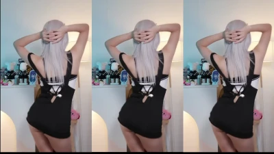 kuramatcha_ - Me puse mi colita y papi me nalgueo con su pene mientras yo miraba mi