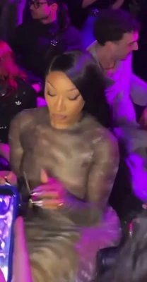 theestallion - These titties are beyond ready to be played with.  😈