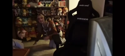 sylvee - Your sexy GF just got home from work and stips off for you!