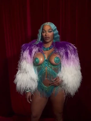 joseline - Stripping off the leather jacket