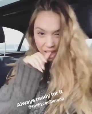 alexisren - Driving back home thinking about y’all! 😏 (sorry it’s not a