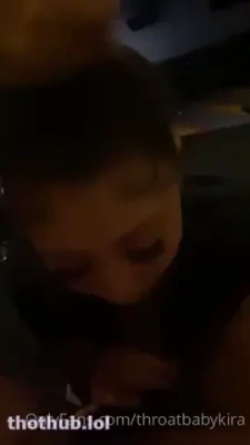 throatbabykira - Just a quick video of me drinking my cum! Blutarski100 tipped BIG for