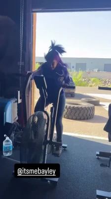 wwe_bayley - TGIF!! The Goddess Is Filming 🔥  Tonight I filmed a 10 minute