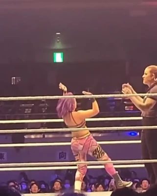 wwe_bayley - SATIN TEASE
